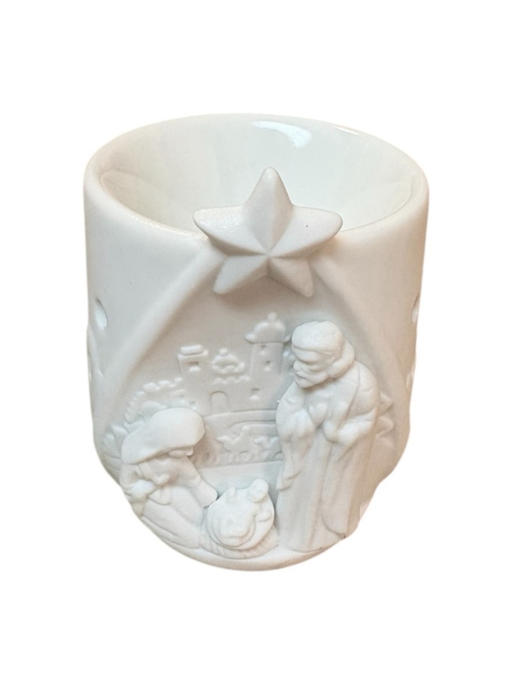 Scentsy “Rejoice” White Nativity Scene Plug-In Wax Warmer NWT - Picture 4 of 8